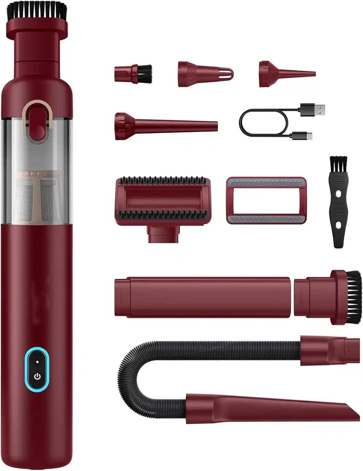 4-in-1 Car Vacuum – 19000PA Cordless Mini