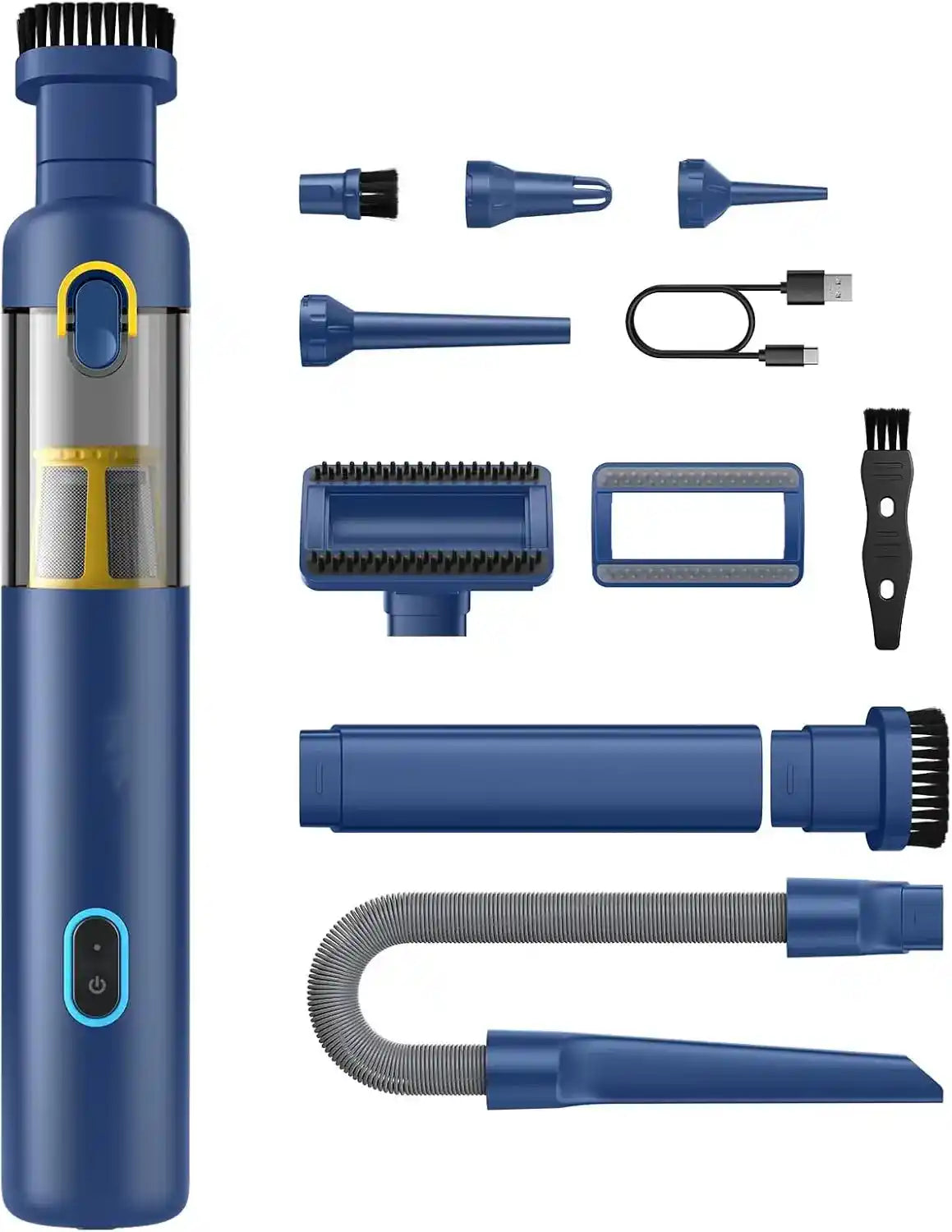 4-in-1 Car Vacuum – 19000PA Cordless Mini