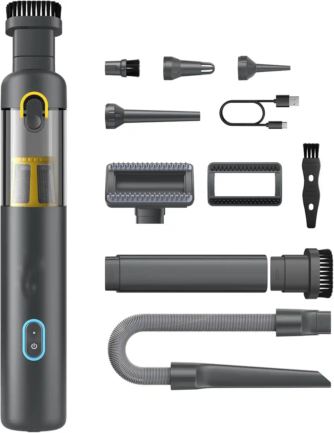 4-in-1 Car Vacuum – 19000PA Cordless Mini