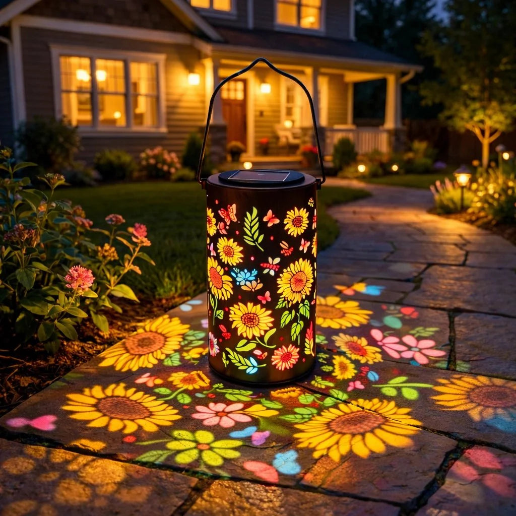🌞Colorful Sunflower Glow Solar Garden Lantern（🔥Buy 1 get 1 free）