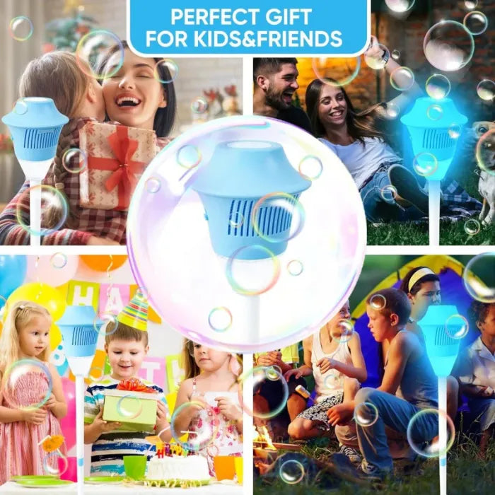 ✨Create a Backyard Wonderland: Automatic Music & Light Bubble Machine🥳