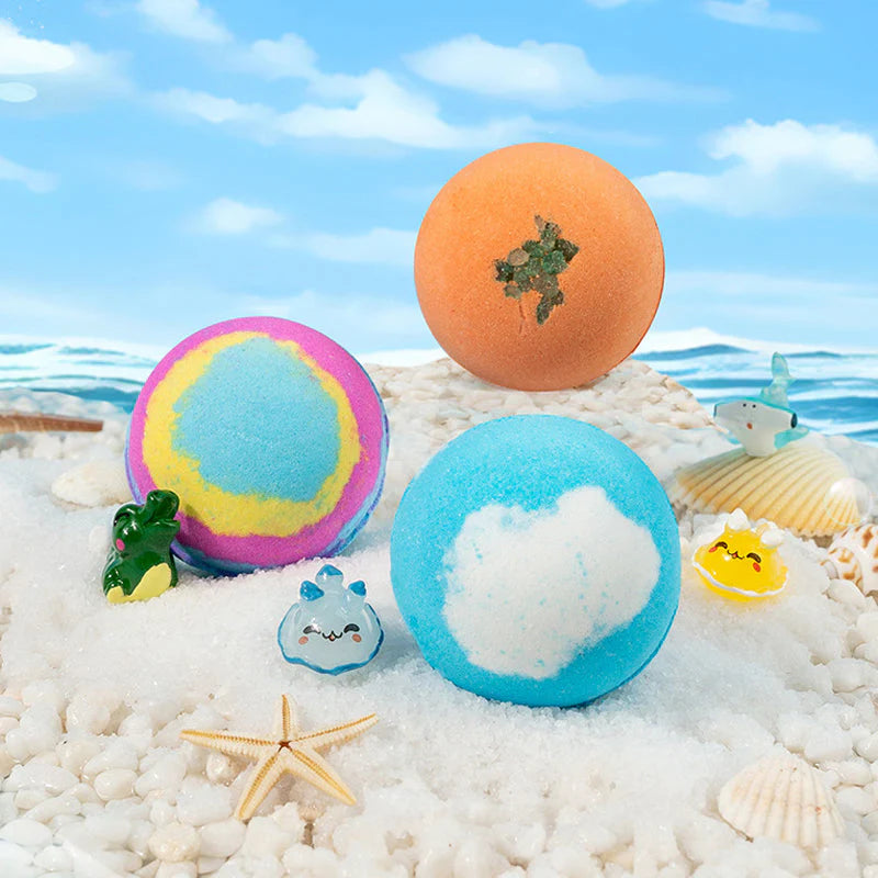 🔥12 PCS/Pack🛁 Natural Bath Bombs for Kids with Mega Bubbles & Surprise Inside 🥚✨